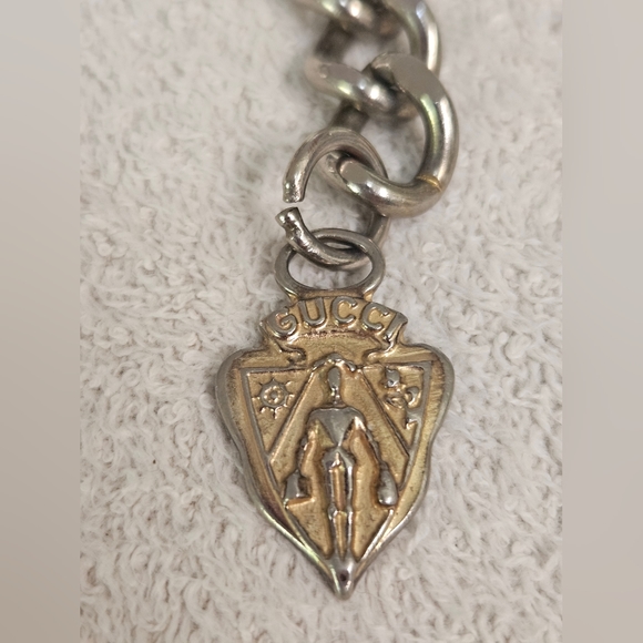 GUCCI WOMEN'S  LINK TRI CHAIN VINTAGE BELT. GENUINE & MAGNIFICENT. PHOTOS 📸 - Picture 13 of 13